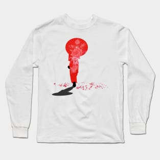 Lonely Girl | Oriental Japanese Art Long Sleeve T-Shirt